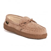 Old Friend Footwear® #484132-M Men's Sheepskin Lined Moccasin Slippers